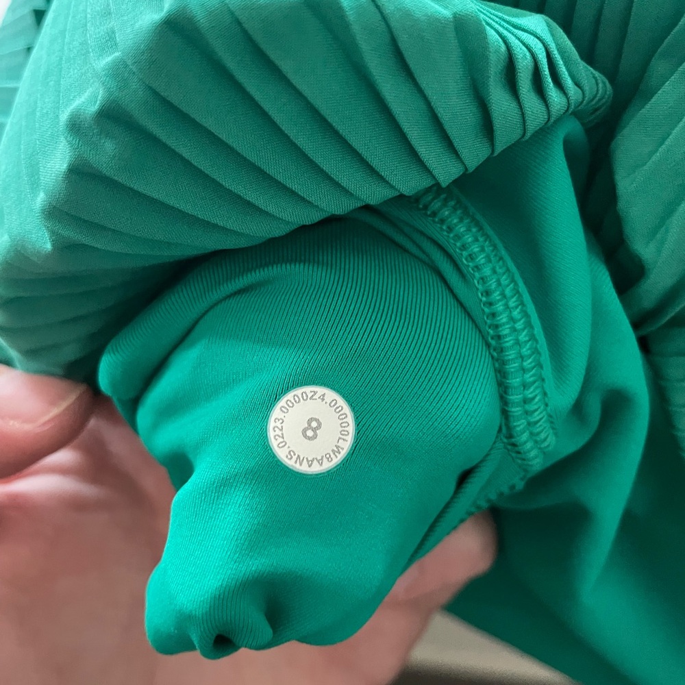 lululemon athletica Pleated Athletic Skirt in Teal - Picture 4 of 4